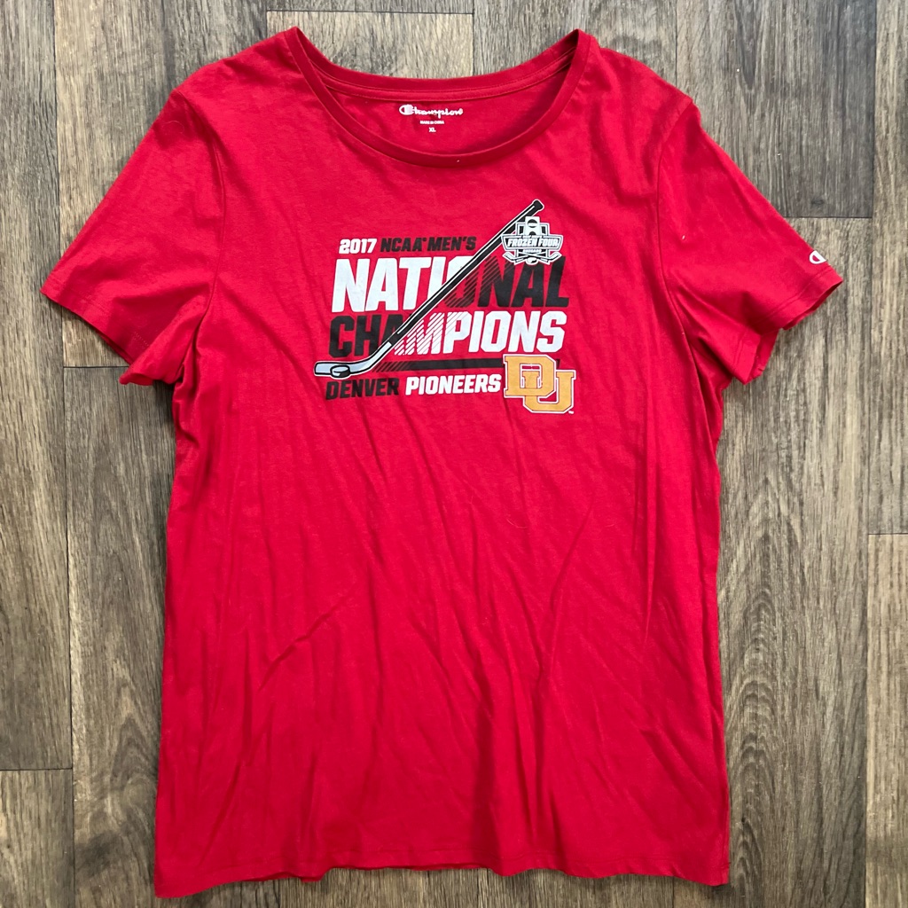 Mens Ncaa Mens Frozen Four National Champions University Of Denver 2017 Shirt
